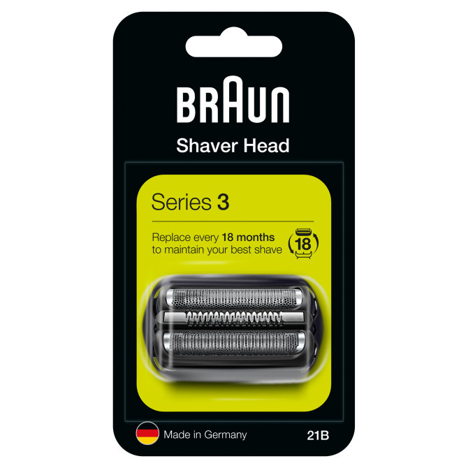 Proizvod Braun 21B zamjenska brijaća glava (Series 3), crna brenda Braun