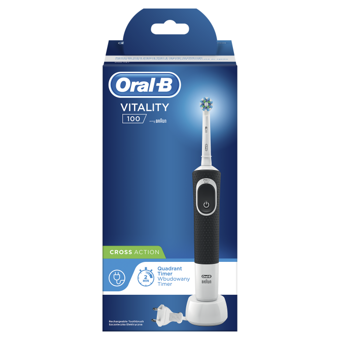 Proizvod Oral-B električna zubna četkica D100 Vitality Cross Action black brenda Oral-B