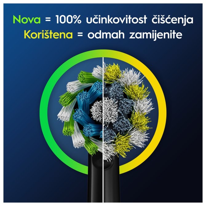 Proizvod Oral-B zamjenske glave EB 50-4 Cross Action black brenda Oral-B