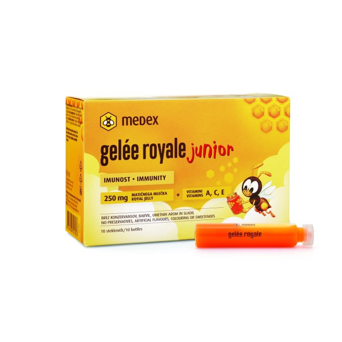 Proizvod Medex Gelée royale junior ampule 10 bočica x 9 ml brenda Medex