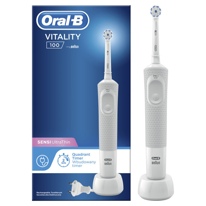 Proizvod Oral-B električna zubna četkica D100 Vitality Sensitive white brenda Oral-B