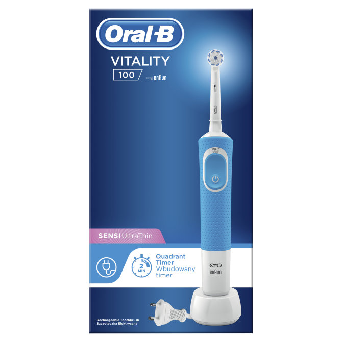 Proizvod Oral-B električna zubna četkica D100 Vitality Sensitive blue brenda Oral-B