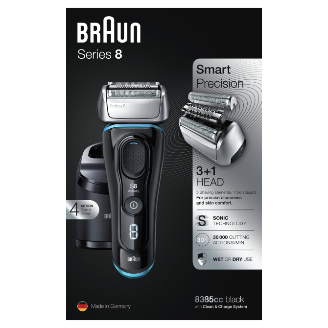 Proizvod Braun 8385cc brijaći aparat crni brenda Braun