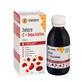 Proizvod Medex sirup željezo s vitaminom C i folnom kiselinom 150 ml  brenda Medex