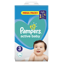 Proizvod Pampers pelene Active baby veličina 3 (6-10 kg) mega box 152 kom brenda Pampers