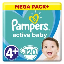 Proizvod Pampers pelene Active baby veličina 4+ (9-16 kg) mega box 120 kom brenda Pampers