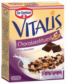 Proizvod Dr. Oetker Vitalis muesli od tamne čokolade 375 g brenda Dr. Oetker