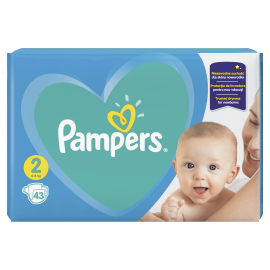 Proizvod Pampers pelene newborn velična 2 (4-8 kg) 43 komada brenda Pampers