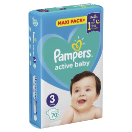 Proizvod Pampers pelene Active baby veličina 3 (6-10 kg) maxi pack 70 kom brenda Pampers