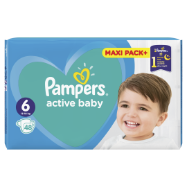 Proizvod Pampers pelene Active baby veličina 6 (13-18 kg) maxi pack 48 kom brenda Pampers