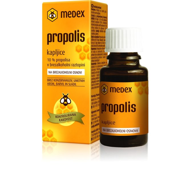Proizvod Medex Propolis na bezalkoholnoj osnovi 15 ml brenda Medex