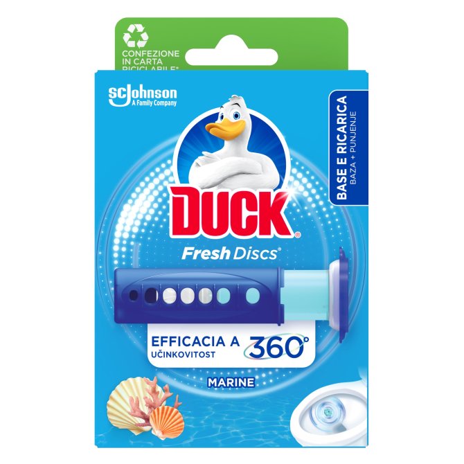 Proizvod Duck® Fresh Discs gel za čišćenje i osvježavanje WC školjke miris marine brenda Duck