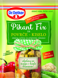 Proizvod Dr. Oetker pikant fix za povrće - kiselo 100 g brenda Dr. Oetker