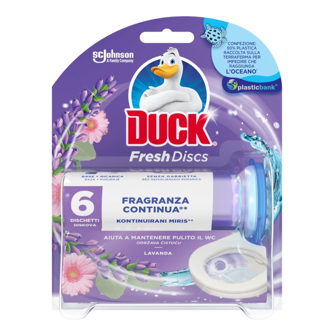 Proizvod Duck® Fresh Discs gel za čišćenje i osvježavanje WC školjke miris lavanda brenda Duck