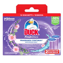 Proizvod Duck® Fresh Discs gel za čišćenje i osvježavanje WC školjke - duplo punjenje miris lavanda brenda Duck