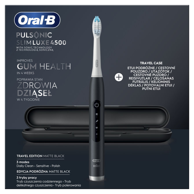 Proizvod Oral-B električna zubna četkica Pulsonic Clean Luxe 4500 matt black brenda Oral-B