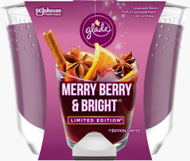 Proizvod Glade mirisna svijeća deluxe Merry Berry & Bright 224 g brenda Glade