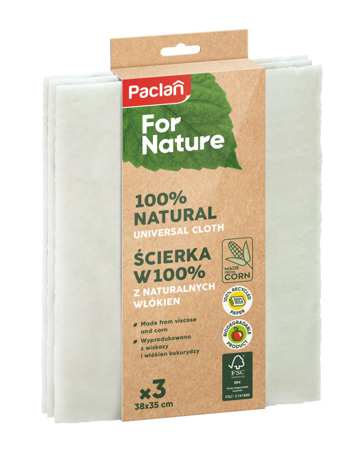 Proizvod Paclan For Nature univerzalna krpa od viskoze i kukuruza 3 komada brenda Paclan