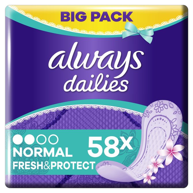 Proizvod Always Normal fresh dnevni higijenski ulošci 58 komada brenda Always
