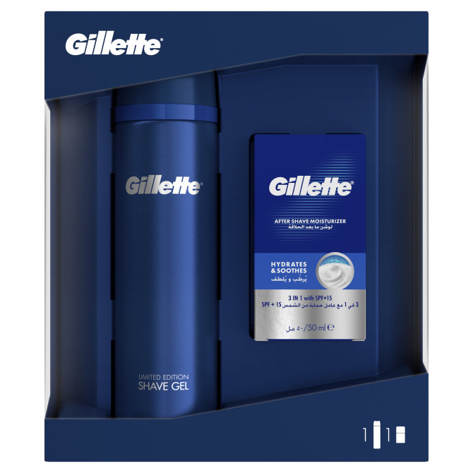 Proizvod Gillette poklon paket Fusion ultra sensitive gel + balzam poslije brijanja brenda Gillette
