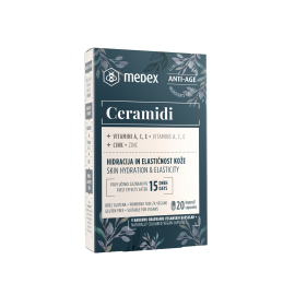 Proizvod Medex ceramidi, vitamini A, C, E i cink kapsule 20 x 30mg brenda Medex