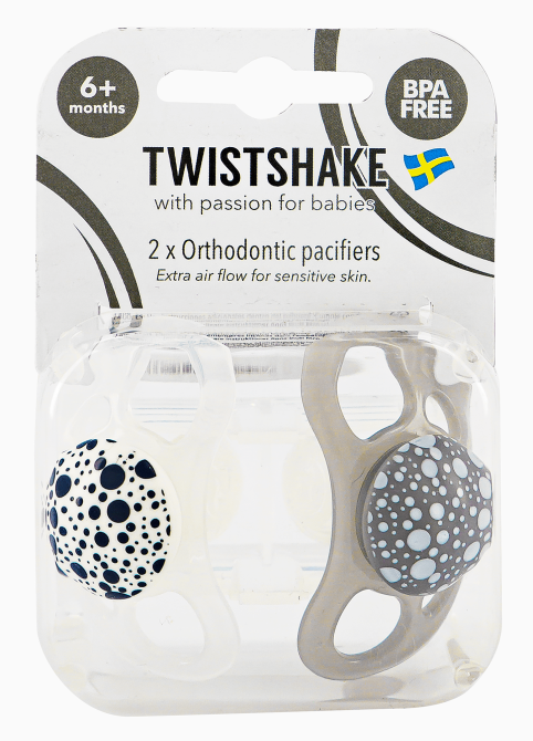 Proizvod Twistshake Duda 2x 6+m pastel siva i bijela brenda Twistshake