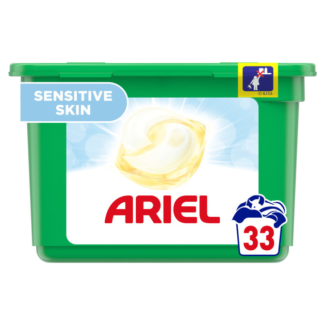 Proizvod Ariel sensitive gel kapsule 33 komada za 33 pranja brenda Ariel