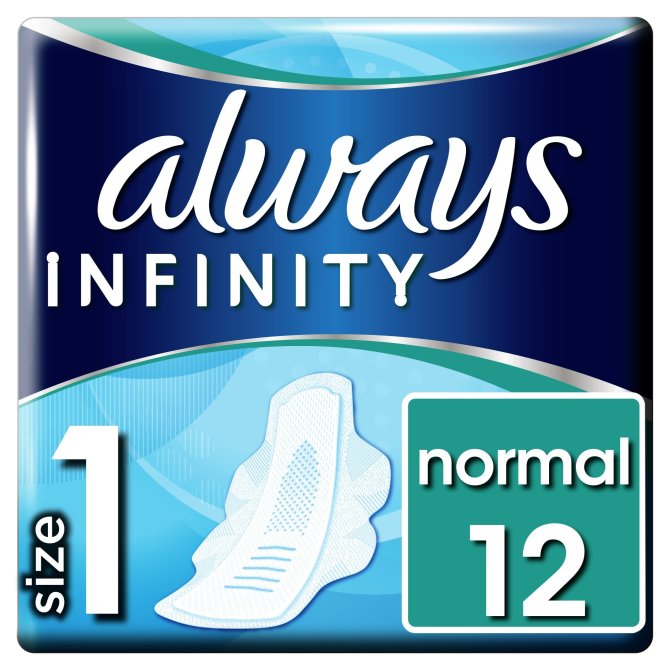Proizvod Always Infinity Normal higijenski ulošci 12 komada brenda Always