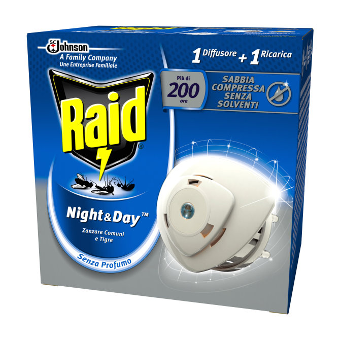 Proizvod Raid električni aparatić Night&Day - protiv komaraca i tigrastih komaraca brenda Raid