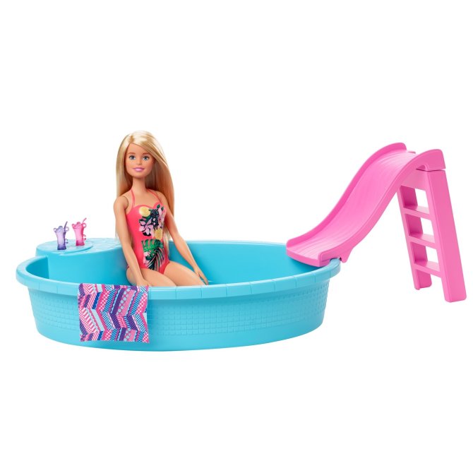 Proizvod Barbie bazen i lutka brenda Barbie