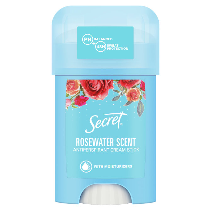 Proizvod Secret antiperspirant cream stick Rosewater Scent 40 ml brenda Secret Platinum