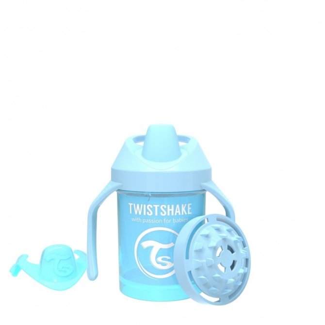 Proizvod Twistshake Mini bočica 230 ml 4+m pastel plava brenda Twistshake