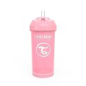 Proizvod Twistshake bočica sa slamkom 360 ml 6+m pastel roza brenda Twistshake #1