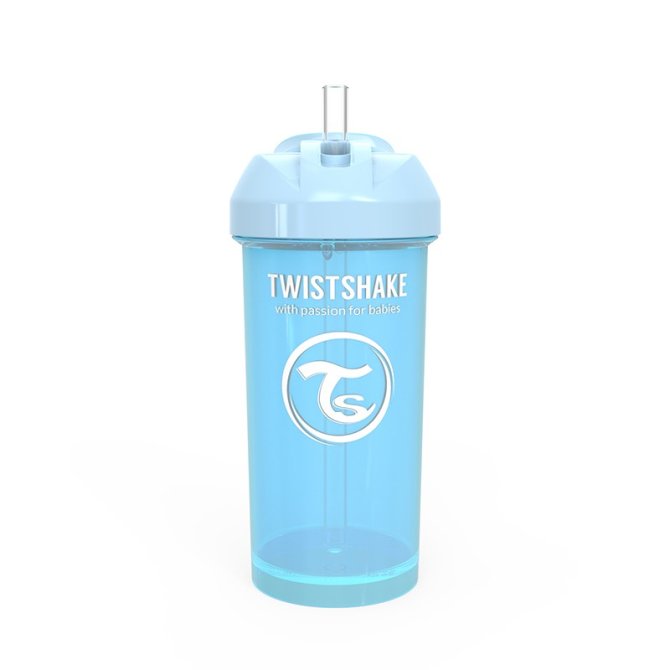 Proizvod Twistshake bočica sa slamkom 360 ml 6+m pastel plava brenda Twistshake