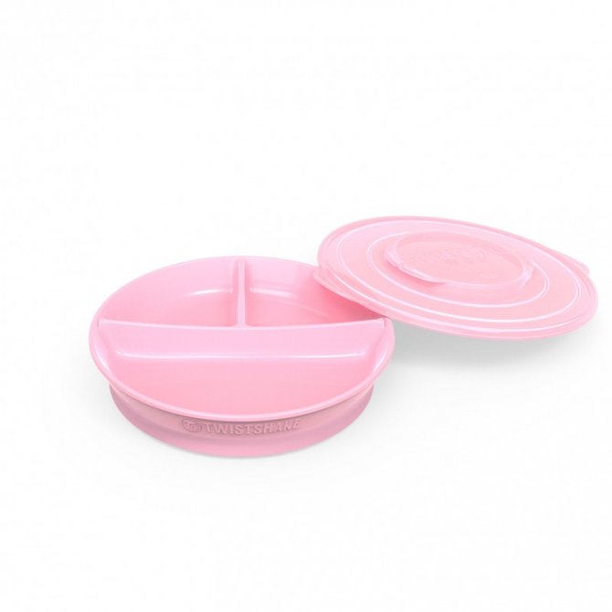 Proizvod Twistshake podjeljeni tanjurić 6+m pastel rozi brenda Twistshake