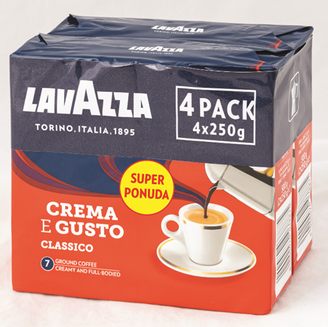 Proizvod Lavazza Crema e Gusto classico 4-pack brenda Lavazza