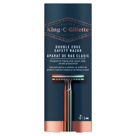 Proizvod Gillette King C. brijač + 5 oštrica double edge brenda Gillette