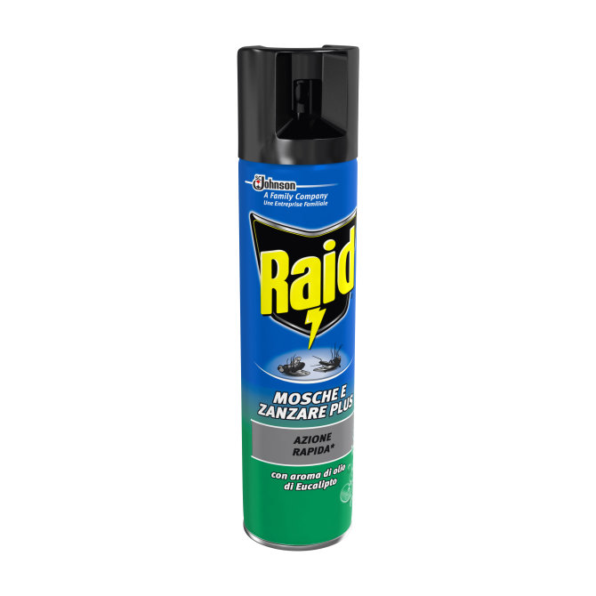 Proizvod Raid sprej protiv muha i komaraca miris eukaliptusa 400 ml brenda Raid