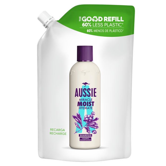 Proizvod Aussie Miracle Moist šampon za kosu - refil 480 ml brenda Aussie