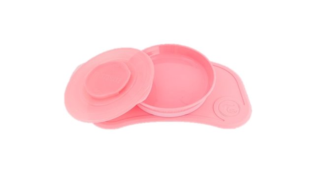 Proizvod Twistshake Click-mat mini + tanjurić pastel rozi brenda Twistshake