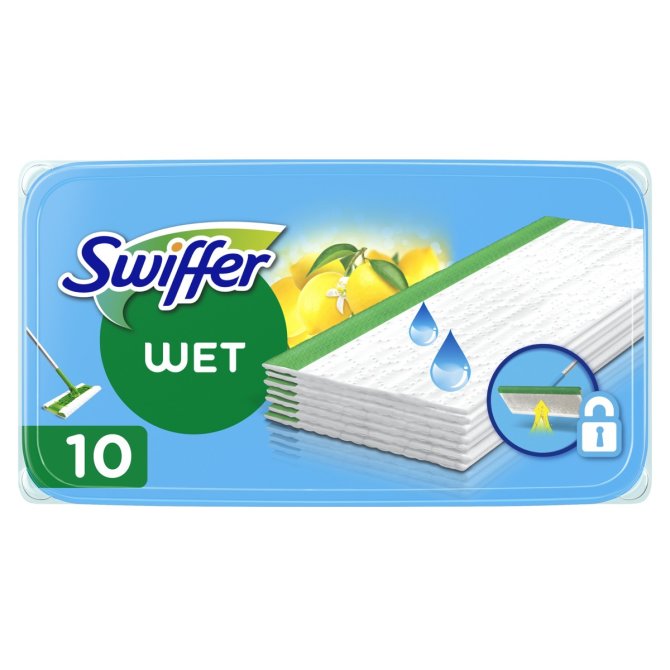 Proizvod Swiffer Sweeper vlažne maramice za pod s mirisom citrusa 10 komada brenda Swiffer