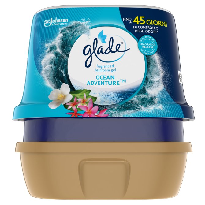 Proizvod Glade osvježivač za kupaonicu u gelu Ocean Adventure 180 ml brenda Glade