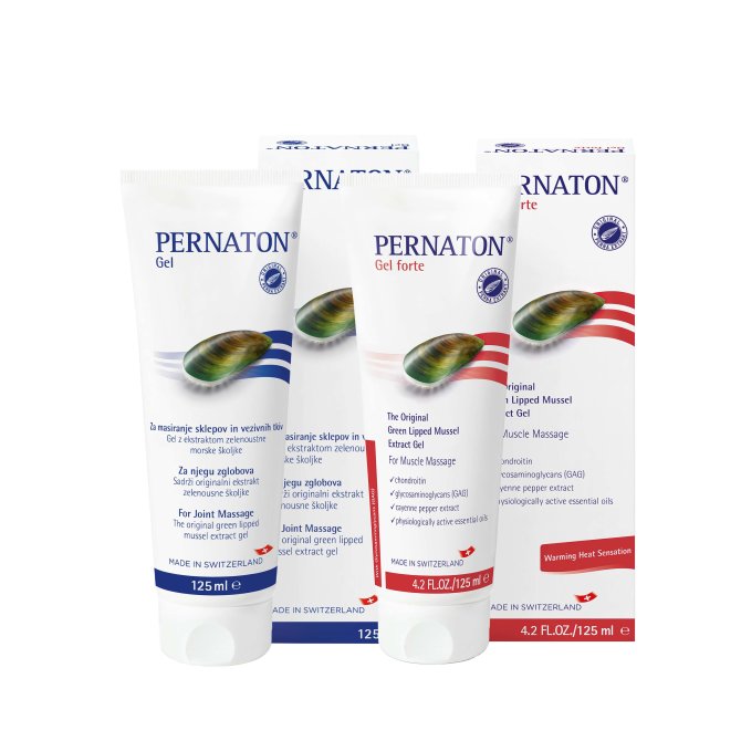 Proizvod Pernaton gel + Pernaton Forte gel za masažu duo pack brenda Pernaton