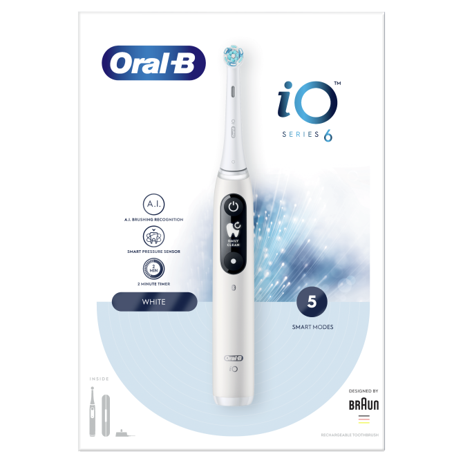 Proizvod Oral-B električna zubna četkica iO6 - alabaster bijela brenda Oral-B