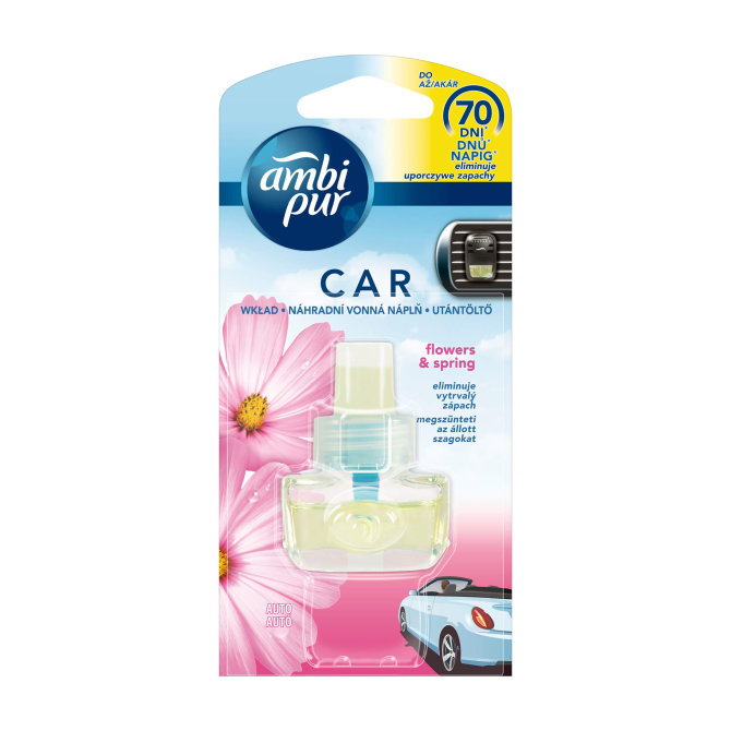 Proizvod Ambi Pur miris za auto car3 Flowers refill 7 ml brenda Ambi pur
