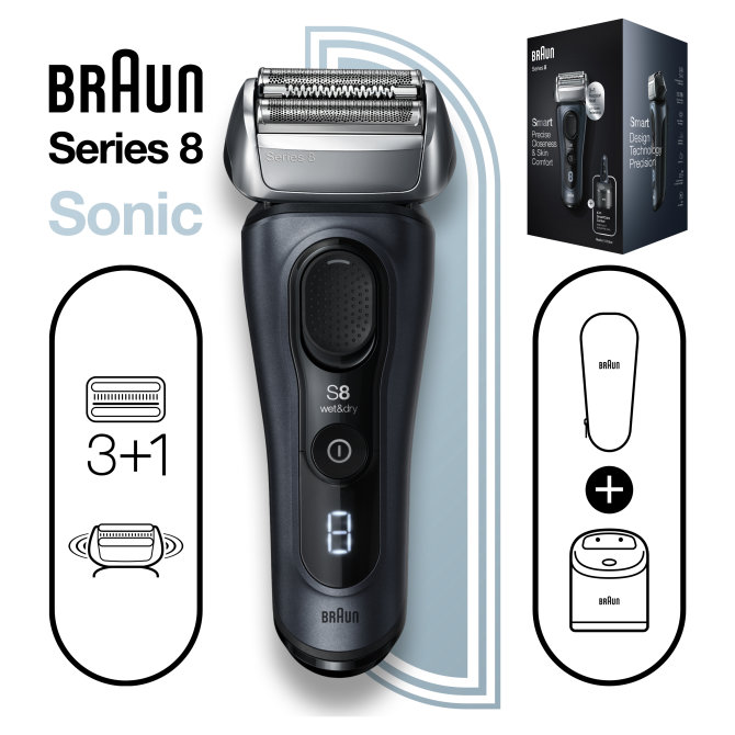 Proizvod Braun 8453cc brijaći aparat sivi brenda Braun