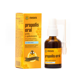Proizvod Medex Propolis oral u vodenoj otopini, raspršivač s aplikatorom 30 ml brenda Medex