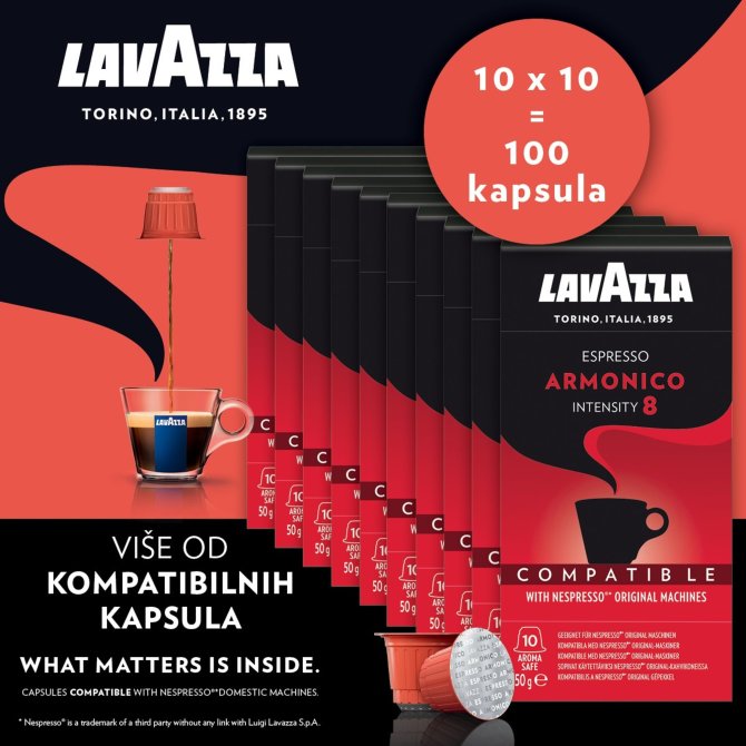Proizvod Lavazza nespresso kapsule  Armonico - 100 komada brenda Lavazza
