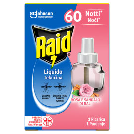 Proizvod Raid® Tekućina za električni aparatić s mirisom ruže i sandalovine brenda Raid