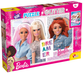 Proizvod Barbie Lisciani Glitter puzzle BFF - 108 komada brenda Barbie - Lisciani
